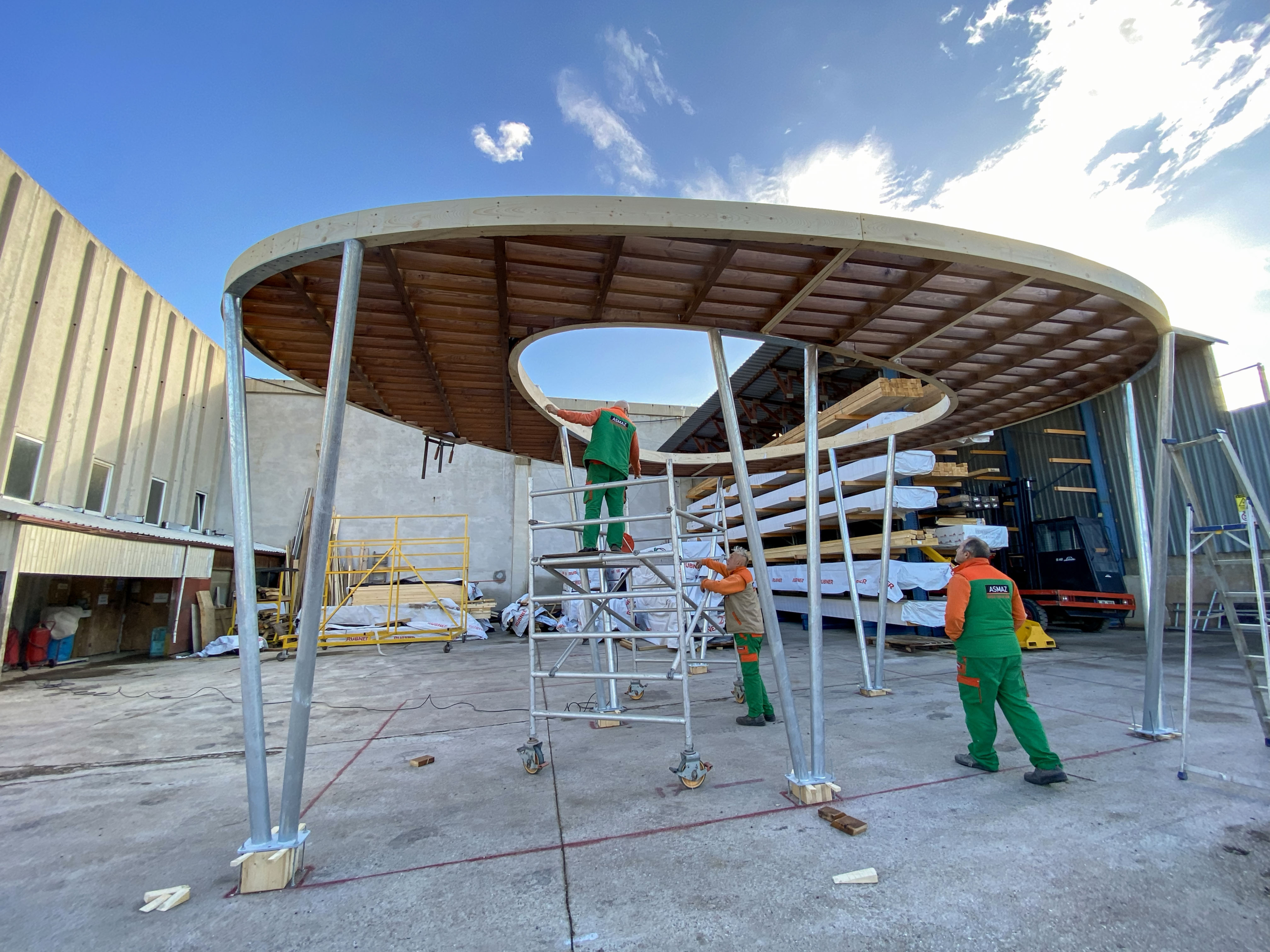 İş Bankası Eğitim ve Dinlenme Tesisi - Peyzaj Pergolaları