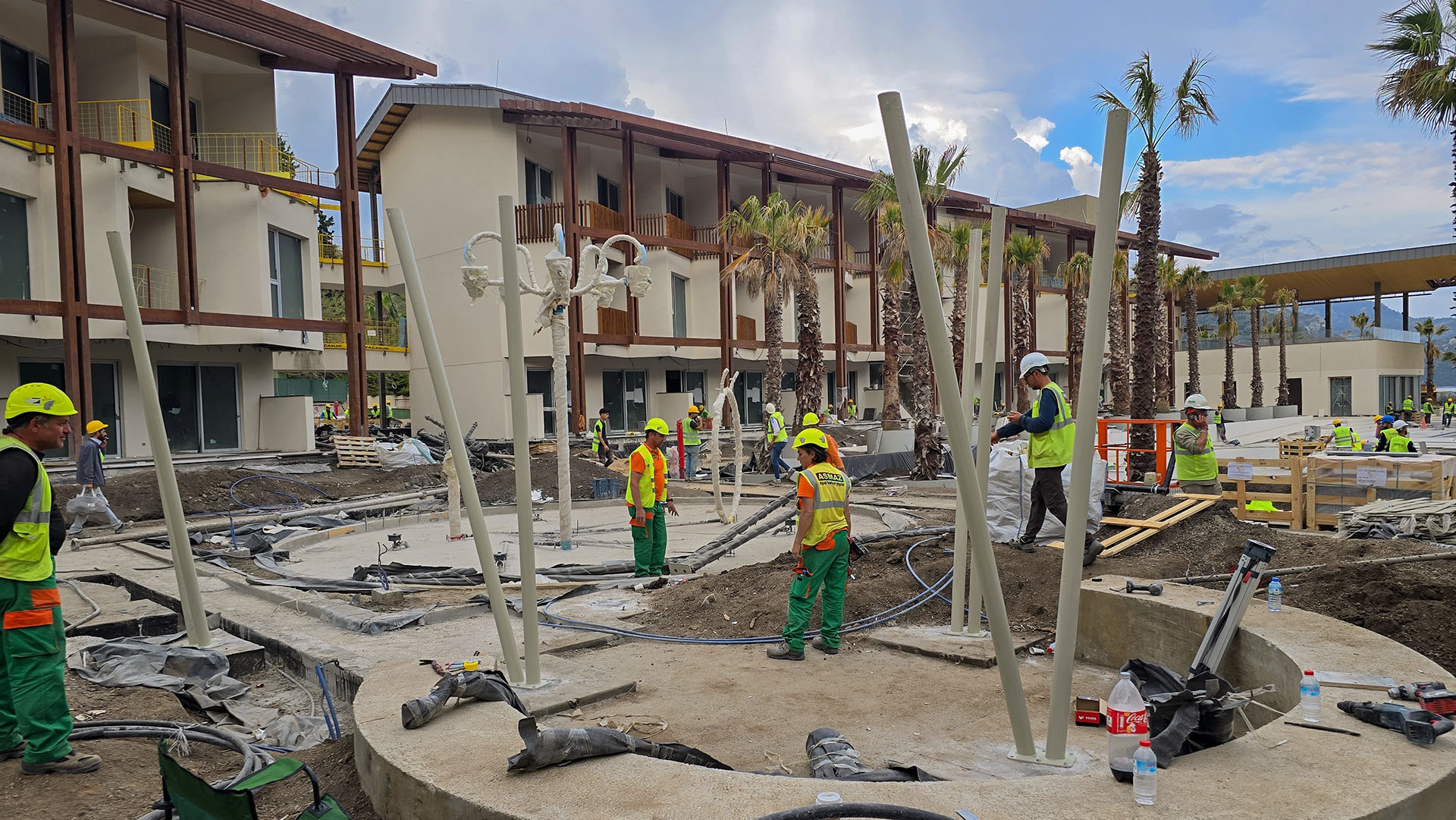 İş Bankası Eğitim ve Dinlenme Tesisi - Peyzaj Pergolaları