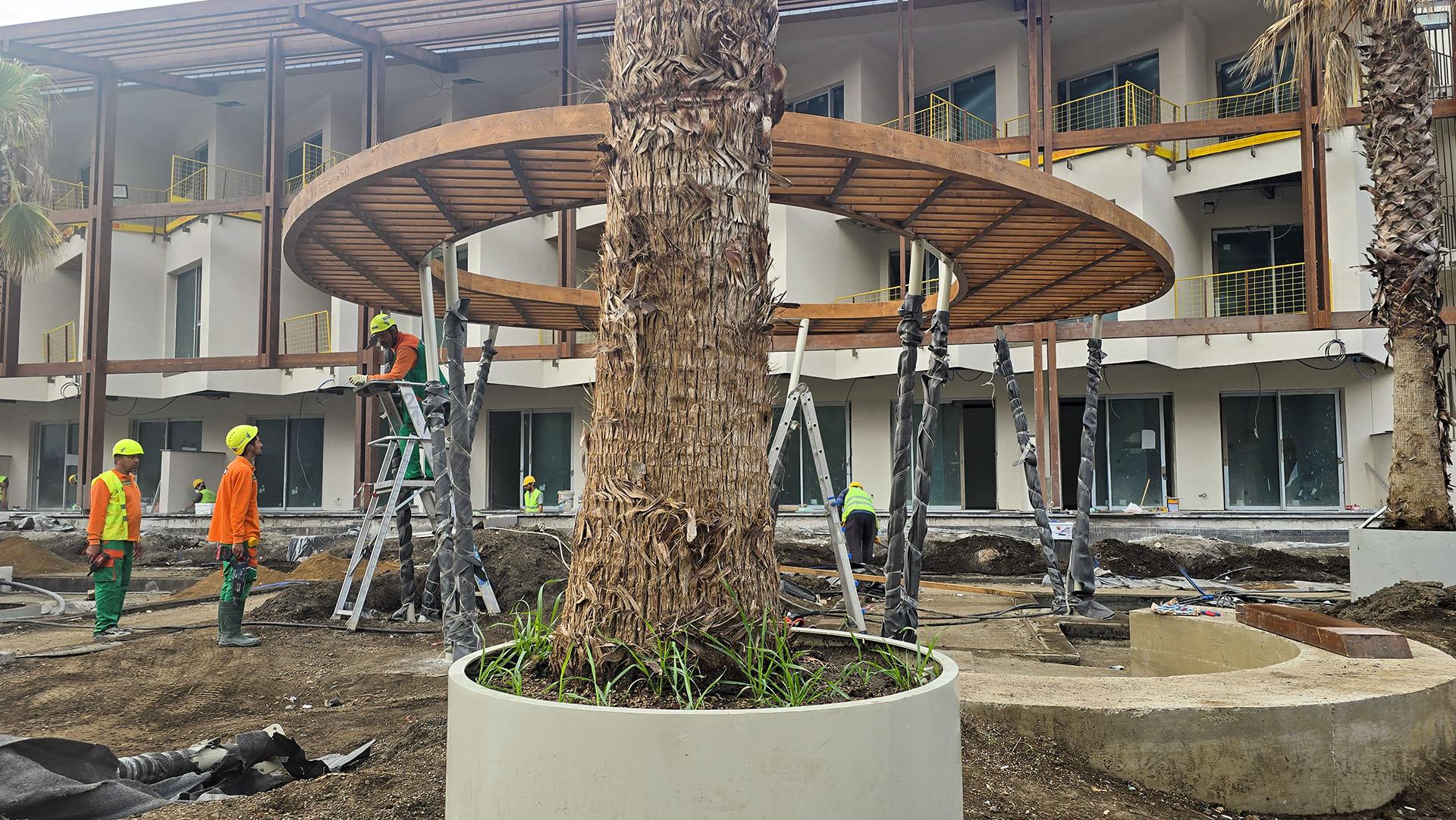 İş Bankası Eğitim ve Dinlenme Tesisi - Peyzaj Pergolaları