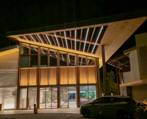 İş Bankası Eğitim ve Dinlenme Tesisi - Resepsiyon Bloğu Strüktürel Cephe Sistemi