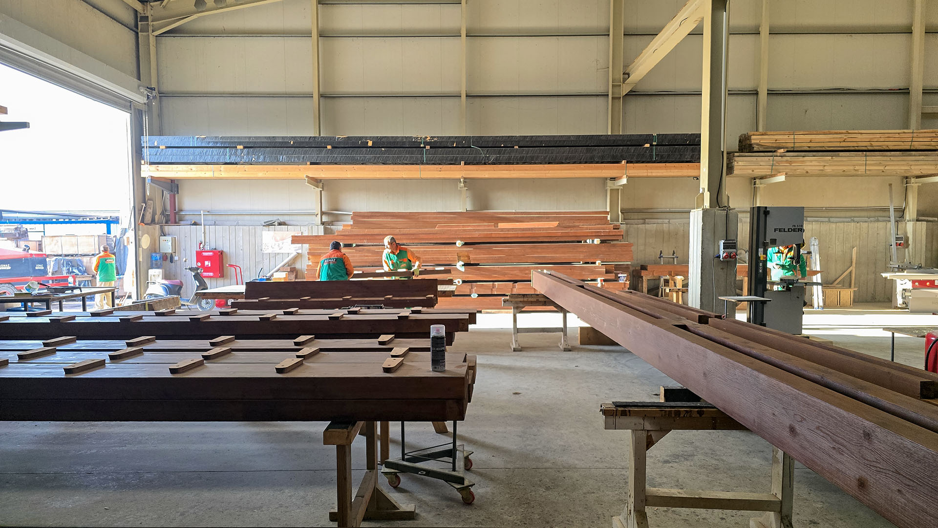 İş Bankası Eğitim ve Dinlenme Tesisi - Restoran Bloğu Ters Çatı Kanopi Strüktürü